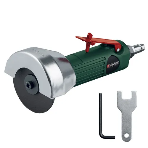 Ø75mm Druckluft Trennschleifer Winkelschleifer 90° Winkel 3 bar ¼ Zoll + Zubehör