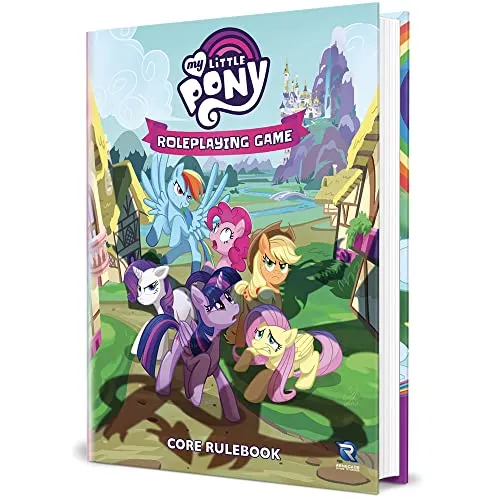My Little Pony Rollenspiel Regelbuch - Entdecke Equestria! Werde zum Pony und erlebe magische Abenteuer voller Freundschaft und Teamwork im Rollenspiel für Fantasiefans.