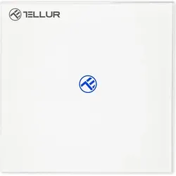 Tellur TLL331481 WiFi Smart Switch, Weiß, Gehärtetes Glas