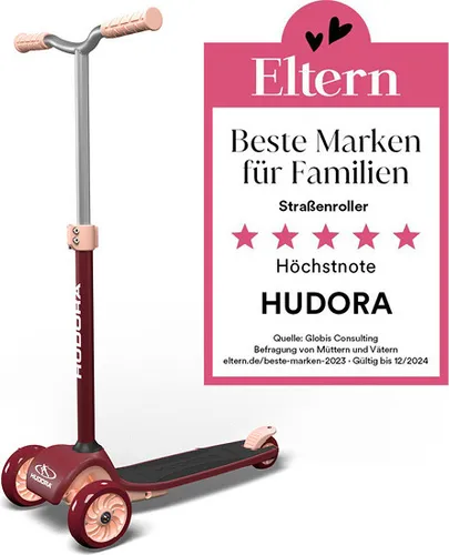 HUDORA Tri Scooter in rot von HUDORA