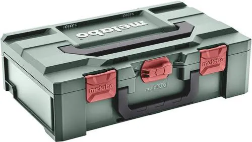 Metabo 626892000 Maschinenkoffer ABS, 496 x 296 x 145mm - Werkzeugkoffer aus robustem ABS-Material, ideal für den sicheren Transport und die Aufbewahrung von Werkzeugen und Zubehör.