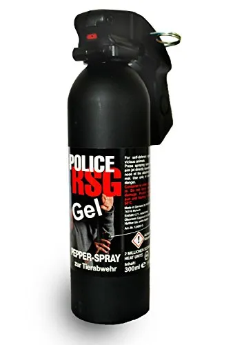 RSG Police Profi Pfefferspray Gel Spray 300 ml Pepper Gel Abwehrspray