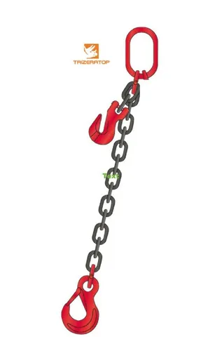 TRIZERATOP Anschlagkette 1-Strang 6mm, WLL 1,12t, 2m + KK - Bauketten mit 1 Strang, 6mm und einer Tragkraft von 1,12t. Extrem langlebig und robust, ideal für vielseitige Anwendungen durch variable Längenanpassung.