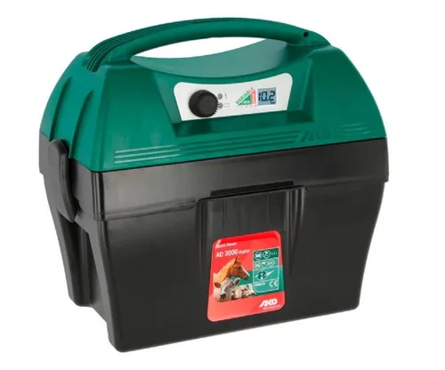 Weidezaungerät Mobil Power AD 3000 9V 12V - extrem schlagstark - Weidezaungeräte: Leistungsstarkes 12V Akkugerät für effektive Tierhaltung, mobil einsetzbar und extrem schlagstark.