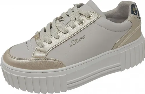 s.Oliver Sneaker mit Plateau-Sohle - Modische Sneaker mit Plateau-Sohle aus Synthetik, ideal für trendbewusste Outfits. Der bequeme Schnürverschluss sorgt für perfekten Halt.