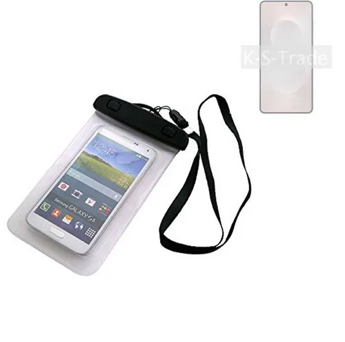 K-S-Trade Handyhülle für Samsung Galaxy S25 Edge, Schutz Hülle Handy Hülle Beach Bag wasserdicht 16cm x 10cm