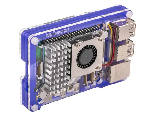 PIMORONI Pibow Gehäuse für Raspberry Pi 5, Lila, PIM679