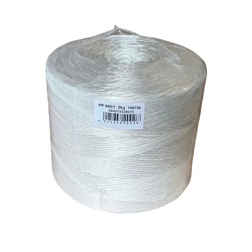 Bindfaden Packschnur 1.800m Polykordel 1,3mm Reißkraft ca. 40kg Schnur PP weiß