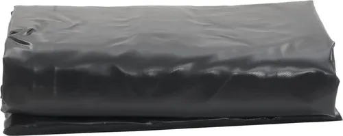 vidaXL Abdeckplane Schwarz 1x2,5 m - Planen & Abdeckfolien: Strapazierfähige, wasserfeste Plane aus hochwertigem Canvas mit PVC-Beschichtung, ideal zum Schutz von Gartenmöbeln und mehr. Mit praktischen Ösen für einfache Befestigung.