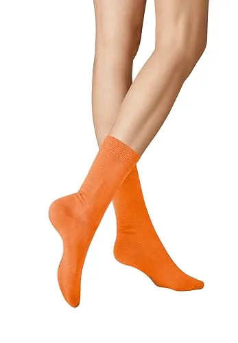 KUNERT Damen Socken Liz druckfreier Bund burnt red 1820 35-38