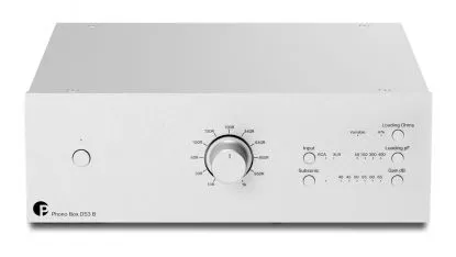 Pro-Ject Phono Box DS3 B MM/MC Phono-Vorverstärker, vollsymmetrisch, silber
