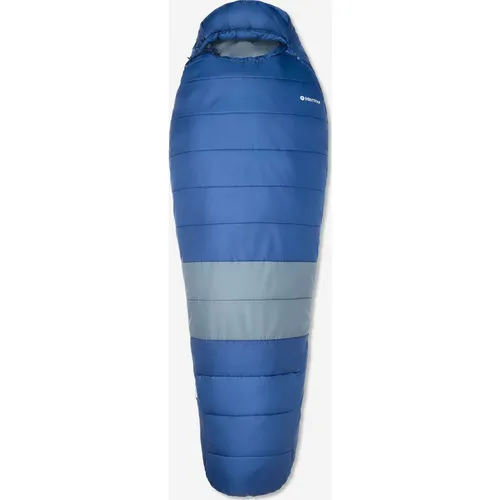 Marmot Trestles Elite Eco 20 Schlafsack - arctic navy/steel onyx - Mumienschlafsack aus 100 % recycelten Materialien, ideal für kalte Nächte mit Extremtemperatur von -31°C. Leicht, kompakt und perfekt für Outdoor-Abenteuer.