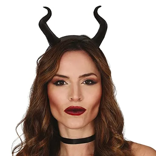 FIESTAS GUIRCA - Hörner Dämon Mützen, Masken und Partyzubehör, Schwarz (GUI26722)