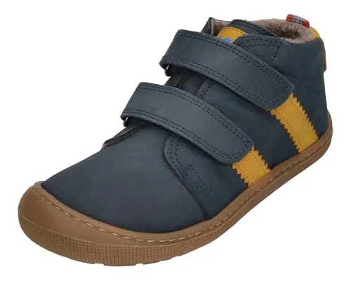 Koel Kid's David Felt Barfußschuhe EU 25 - Blau - Wanderschuhe für Kinder, bequeme und warm gefütterte Barfußschuhe mit flexibler Gummi-Sohle – ideal für Freizeitaktivitäten.
