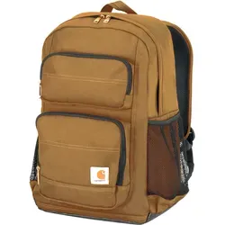 Carhartt 27L Single-Compartment Backpack B0000532 - carhartt brown - Robuster Rucksack aus 1200 Denier DWR Duravax™ Polyester, wasserabweisend und ideal für den täglichen Gebrauch mit speziellem Laptop- und Tablet-Fach.