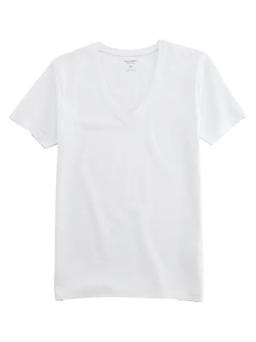 OLYMP Herren T-Shirt Langarm Level.Five, Einfarbig, Body fit, Weiss 00, M - T-Shirts für Herren, körperbetonter Schnitt für optimale Passform und hohen Tragekomfort, ideal für legere Anlässe.