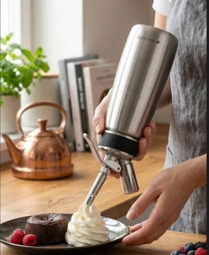 Navaris Edelstahl Sahnespender 500 ml