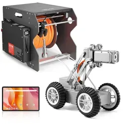 VEVOR Inspektionsroboter 60m Endoskop mit Touchscreen-Tablet