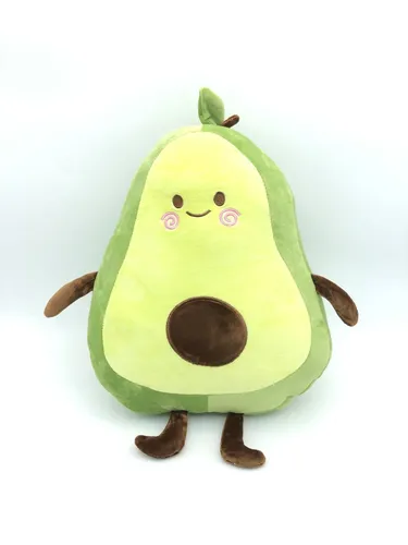 Nicole Knupfer Avocado Plüschkissen 45cm Weich Kuscheltier Geschenk Idee