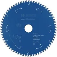 Bosch Kreissägeblatt Expert for Aluminium 216mm, 66 Zähne - Werkzeugteil für präzise Schnitte in Aluminium. Mit einzigartigen Microteq-Zähnen für lange Haltbarkeit und extraschmaler Schnittfuge für maximale Akkulaufzeit.