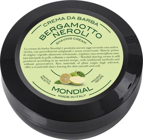 Mondial Luxury Shaving Cream Travel Pack 75 ml Bergamotto Neroli Rasiercreme