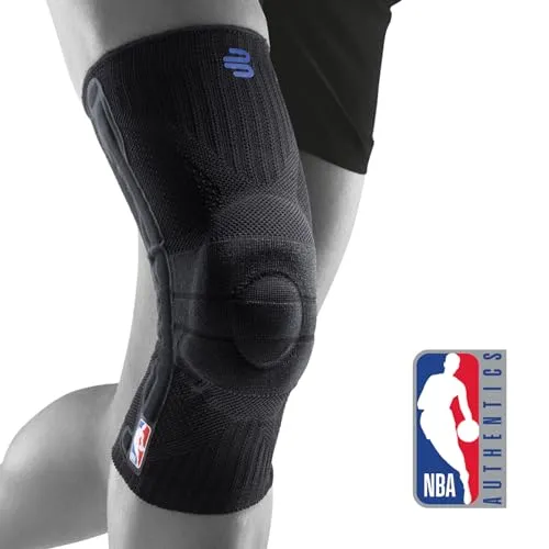Bauerfeind Kniebandage NBA Sports Knee Support S - Bandagen für Basketballspieler, atmungsaktiv und optimaler Halt für Verletzungsprävention und Unterstützung während des Spiels.