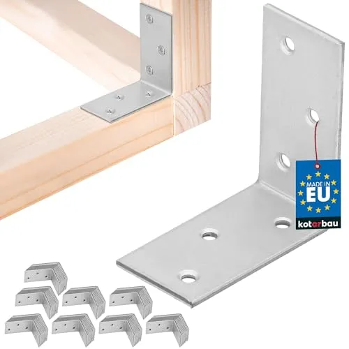 KOTARBAU® Winkelverbinder 50 x 50 x 25 mm – Verzinkter Stahl für stabile Konstruktionen