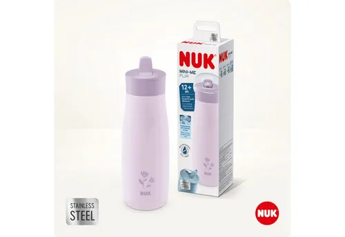 NUK Babyflasche NUK Baby-Trinkflasche Mini Me Edelstahl von NUK