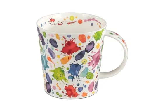 Dunoon Tasse XXL Becher Benmore Whoops 750 ml - Hochwertige Tasse aus feinstem Bone China, spülmaschinen- und mikrowellengeeignet. Mit 750 ml Fassungsvermögen ideal für ausgiebige Kaffee- oder Teepausen und ein modernes Design, das Ihren Tag erhellt.