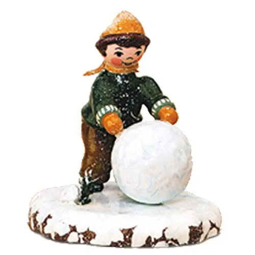 Wiki Junge mit Schneekugel Nussknacker - Traditioneller Nussknacker mit festlicher Schneekugel, perfekt für die Weihnachtsdekoration und als Sammlerstück.