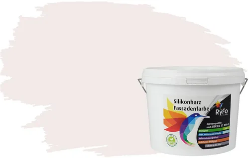 RyFo Colors Silikonharz Fassadenfarbe Lotuseffekt Trend Weißtöne 3l - Hochwertige Silikonharz-Fassadenfarbe mit Lotuseffekt für langlebige Fassaden. Extrem wetterbeständig und mit hoher Deckkraft, ideal für professionelle Anwendungen im Außenbereich.