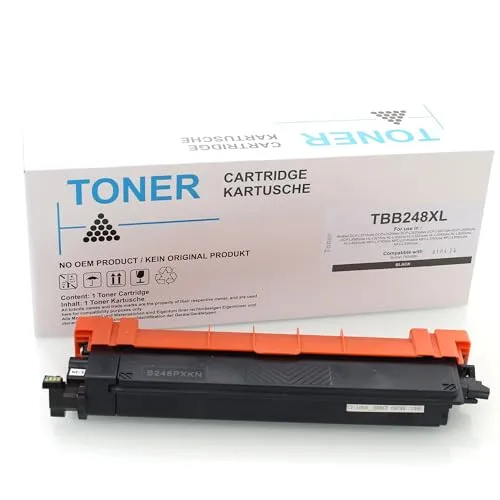 ABC Kompatibler Toner für Brother TN248XLBK Schwarz 3000 Seiten HL-L3220cw HL-L3220cwe HL-L3240cdw HL-L8230cdw HL-L8240cdw MFC-L3740cdw MFC-L3740cdwe MFC-L3760cdw MFC-L8340cdw MFC-L8390cdw