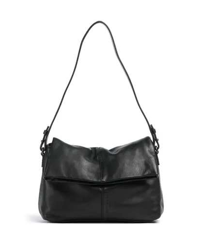 Liebeskind Fiona Schultertasche aus Leder 29 cm schwarz - Elegante Schultertasche für Damen aus hochwertigem Leder, mit praktischem Reißverschlussfach und Magnetverschluss. Ideal für stilbewusste Outfits und den täglichen Gebrauch.