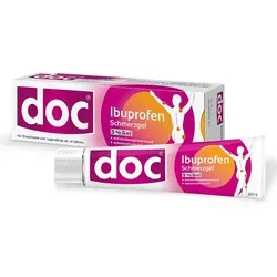 Doc Ibuprofen Schmerzgel 200 G - Arzneimittel zur schmerzlindernden und entzündungshemmenden Behandlung von Sport- und Unfallverletzungen. Ideal bei Prellungen, Verstauchungen und Zerrungen.