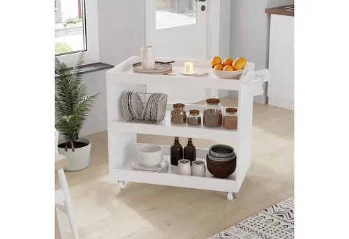 FUFU&GAGA Küchenzeile Kulagaga Küchenzeile, Weiß, DIY-System, Verschiedene Größen