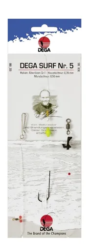DEGA Surf Nr. 5 Brandungsvorfach Dorschvorfach Buttvorfach Buttsystem