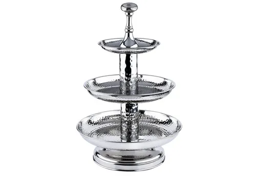 Marrakesch Orient & Mediterran Interior Etagere 3 Etagen in silber von Marrakesch Orient & Mediterran Interior