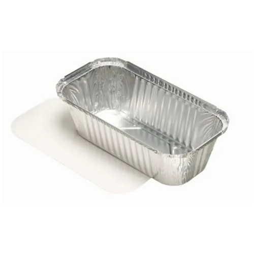 Schalen, Alu + Einlegdeckel, Pappe PE beschichtet eckig 1,5 l 24,8 cm x 12,8 cm x 7 cm 250