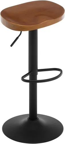 Woltu Barhocker mit Sattelsitz und Fußstütze in braun von WOLTU