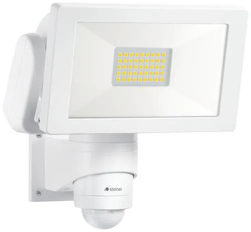 Steinel LS 300 S WS 067588 LED-Außenstrahler mit Bewegungsmelder - Lampen, leistungsstarker LED-Strahler mit 2704 lm, ideal für Einfahrten und Hausfronten, energiesparend mit nur 29,5 W und individuell einstellbare Leuchtdauer.