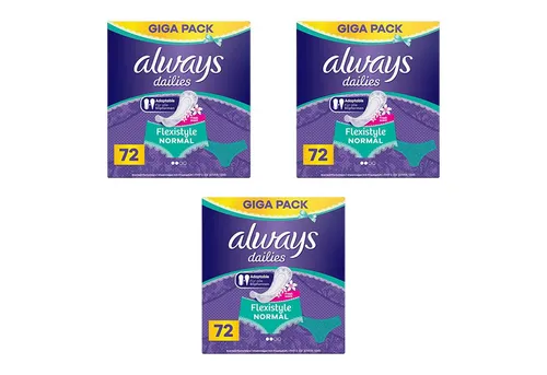 Produktbild Always Dailies 3x Slipeinlagen Flexistyle Fresh Normal Giga Pack
