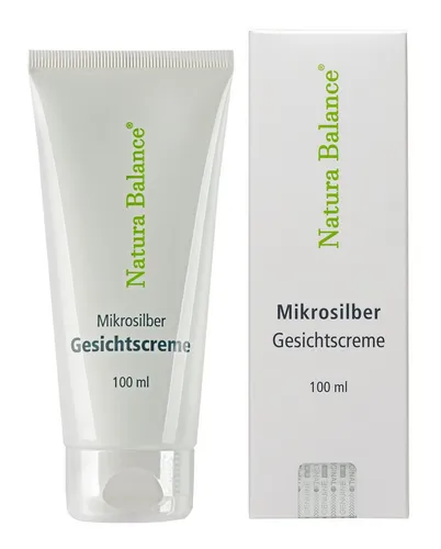 Gesichtscreme Mikrosilber 100ml - Leichte Pflege bei Hautunreinheiten - Tagespflege mit 100ml Mikrosilber-Gesichtscreme. Ideal für fettige und unreine Teenagerhaut, reguliert die Talgproduktion und beruhigt irritierte Haut.