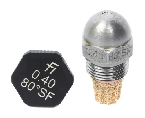 Fluidics Ölbrennerdüse Vollkegel 0,40/80°SF