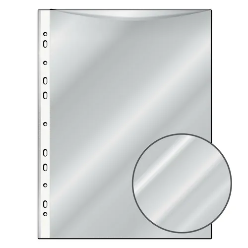 (10x 100) Prospekthüllen DIN A4 glasklar klar 1000