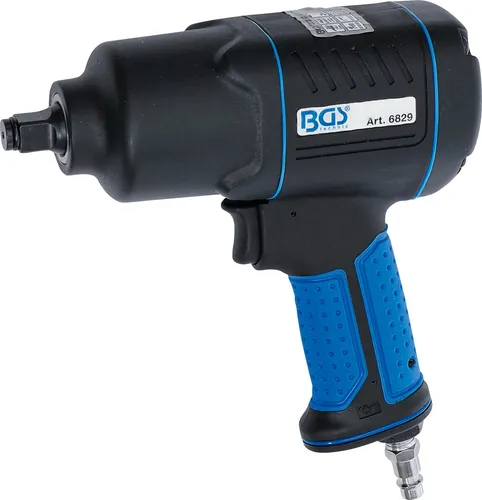 Druckluft-Schlagschrauber 1/2 6829 - 1200 Nm Lösemoment - Akkuschrauber mit Doppelhammer-Technologie, ideal für anspruchsvolle Schraubarbeiten, 7500 U/min Drehzahl und starkem Lösemoment von 1200 Nm.