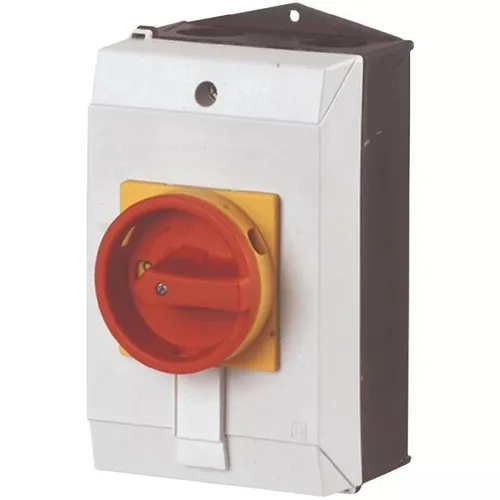 Eaton Moeller T0-3-8342/I1/SVB 6-poliger Hauptschalter - Hochwertiger 6-poliger Hauptschalter mit IP65 Schutzart, ideal für sichere Anwendungen in industriellen Umgebungen. Verriegelbar in Aus-Position für zusätzliche Sicherheit.