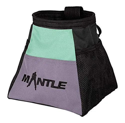 MANTLE climbing equipment Boulderbag Bina Mint/lila zum Bouldern Klettern Turnen