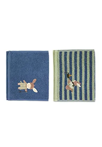 DP Kinderhandtücher Emmilius in blau von Sterntaler