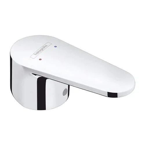 Hansgrohe Talis E2 Türgriff Chrom, Hebel Ersatz - Armaturen-Griffe, hochwertiges Original Ersatzteil für langlebige Nutzung und stilvolles Design