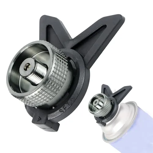 Gasflaschen Adapter Mit Gaskartusche für Campingkocher, leicht zu tragen, 1 Stk.